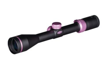 Image of Weaver Kaspa Rimfire Scope 3-9x40mm Dual-X Reticle Matte Black With Pink Enhancements