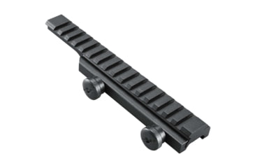 Image of Weaver Thumbnut Riser Rail, Black Matte 48372