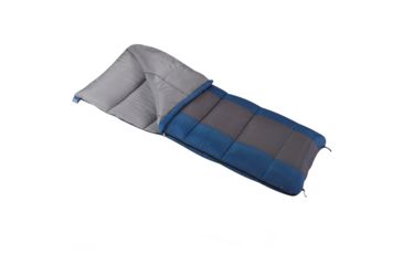 Image of Wenzel Sunward 30 Degree Sleeping Bag, Navy/Gray, 78 in X 33 in, 7409519