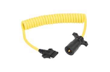 Image of Wesbar Trailer To 5-Way Flat Car End Coiled Jumper w/ 8ft Cable 7-Way 35006