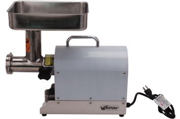 Image of Weston Products Grinder No. 8 Electric Meat Grinder and Stuffer, Commercial Grade 1/2 HP 101220