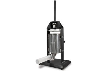 Image of Weston Products Vertical Sausage Stuffer - Stainless Steel - 5 lb Capacity, Black, 73-0501-W