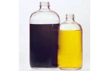 Image of Wheaton Safety-Coated Clear Reagent Bottles, Narrow Mouth, Wheaton 220979 Bottle With Fluoropolymer Resin-Lined Cap