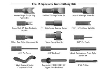 Image of Wheeler Engineering 89-Piece Professional Gunsmithing Screwdriver Set, Black/Yellow, 562194