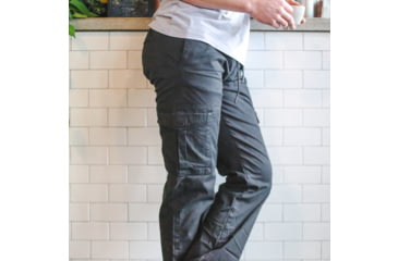 Image of White Duck Cargo Stretch Jogger Pants - Mens, Black, Large, WD-JPC-BL-03