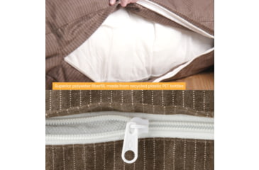 Image of White Duck Dog Bed, Brown, 36inx27inx4in, FBA-PBB-3422