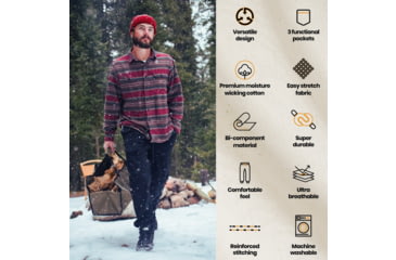 Image of White Duck Essential Stretch Jogger Pants - Mens, Blue, Large, WD-JP-NV-03