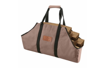 Image of White Duck Firewood Log Carriers, Boat Shape, Brown, 26inx17inx9in, FBA-CLB-3418