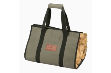 Image of White Duck Firewood Log Carriers, Rectangle Shape, Olive, 39inx18in, FBA-CLR-3408