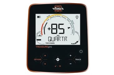 Image of White's Electronics Treasure Pro Metal Detector, 10 in DD Waterproof Search Coil, Adjustable 46 in - 51 in 800-0346