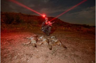 Image of Wicked Hunting Lights A67iC and ScanPro iC 3-Color-In-1 Night Hunting Light and Headlamp Combo Kit, Green/Red/White, W2053