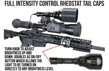 Image of Wicked Hunting Lights A67iR 3-LED-In-1 Night Hunting Light Kit, 850nm Infrared, 940nm Infrared, Red, W2056