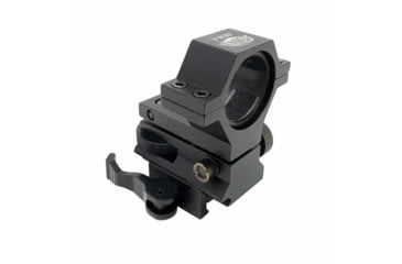 Image of Wicked Hunting Lights GEN4 Quick Detach Adjustable Light Mount &amp; 1in&amp;30mm Picatinny Scope Mount Combo Kit, Black, W2091