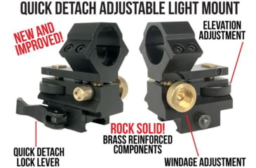 Image of Wicked Hunting Lights W403iC Deluxe Night Hunting Light Kit, Green/Red/White, W2015