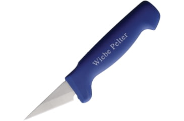 Image of Wiebe Knives Pelting Fixed Blade Knife, Blue, Small, WB-PELTR