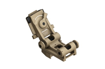 Image of Wilcox G21 Night Vision Goggle Mount, Three Hole Shroud/Lanyard/Cup, Tan, 28300G21-T