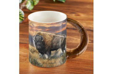 Image of Wild Wings Sculpted Mug Dusty Plains Bison, Multi, 8955791003