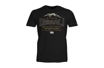 Image of Wilder and Sons Denali National Park Short Sleeve T-Shirt, Small, Black, WSN01295-Black-XL
