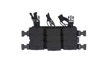 Image of Wilder Tactical Hitman Gear Lightweight Six Pack Rifle Placard V1, Black, Adjustable, HMGCR03BK