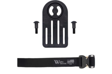 Image of Wilder Tactical MHP Leg Strap Assembly w/ 1in Web Leg Strap, Cobra FM Buckle, Right Hand, Black, MHPLSABK1FM