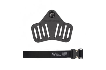 Image of Wilder Tactical MHP Leg Strap Assembly w/ 1in Web Leg Strap, Cobra FM Buckle, Right Hand, Black, MHPLSABK1FM