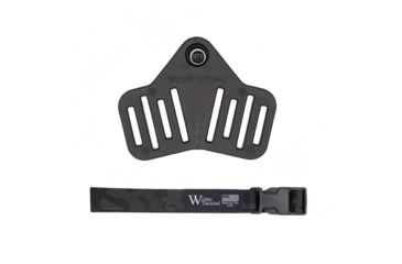 Image of Wilder Tactical MHP Leg Strap Assembly w/ 1in Web Leg Strap, Plastic Buckle, Right Hand, Multicam Black, MHPLSAMCB1P