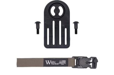Image of Wilder Tactical MHP Leg Strap Assembly w/ 1in Web Leg Strap, V Buckle, Right Hand, Ranger Green, MHPLSARG1V