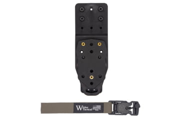 Image of Wilder Tactical Platform V2 Multi Holster w/Adapter 1in Web Strap, V Buckle, Right, Ranger Green, MHPBKADAPTRG1VUABMC