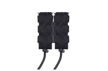 Image of Wilder Tactical Urban Assault Double Pistol Magazine Pouch Extended Belt Mount, UAB Clip, Black, UASEXDPBKBC