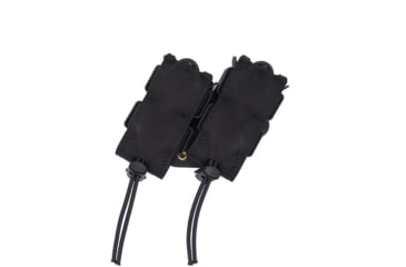 Image of Wilder Tactical Urban Assault Rotating Double Pistol Extended Magazine Pouch, Duty UAB Clip, Black, UASEXRDPBKDBC