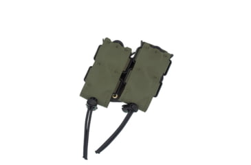 Image of Wilder Tactical Urban Assault Rotating Double Pistol Extended Magazine Pouch, Duty UAB Clip, Ranger Green, UASEXRDPRGDBC
