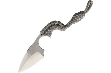 Image of Wildsteer KRILL Solid Blade Urban Camo Fixed Blade Knife, 2in, Stainless Steel, Standard Edge, Satin, Urban Camo, Cord Wrapped Handle WSKR01C