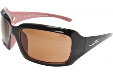 Image of Wiley X Lacey Sunglasses - Coral Pink Lens / Cotton Candy Frame SSLAC03