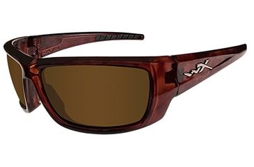 Image of Wiley X Lantern Prescription Sunglasses - Gloss Tortoise Frame ACLAN04