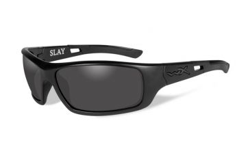 Image of Wiley X Slay Prescription Sunglasses - Matte Black Frame ACSLA01