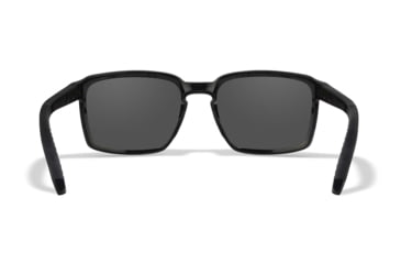 Image of Wiley X WX Alfa Sunglasses, Matte Black Frame, Captivate Polarized Grey Mirror Lens, AC6ALF18