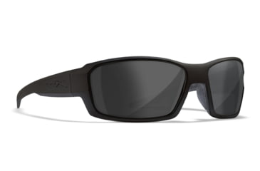 Image of Wiley X WX Rebel Sunglasses, Matte Black Frame, Grey Lens, ACREB01ALT