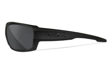 Image of Wiley X WX Rebel Sunglasses, Matte Black Frame, Grey Lens, ACREB01ALT