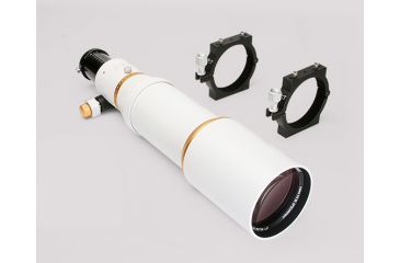 Image of William Optics Megrez 110 ED APO f/5.59 Doublet Refractor Telescope Optical Tube Assembly + Rings, with Custom Aluminum Carrying Case M110ED-W-P