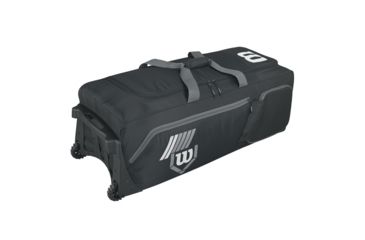 Image of Wilson Pudge 2.0 Baseball Bag on Wheels, Black 1107860
