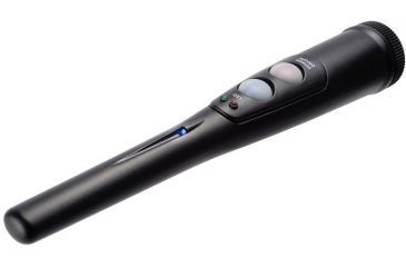 Image of Winbest Handheld Metal Detector Surveyor-100 Metal Detector, Built-In LED Flashlight, Black, Length 11 in BE12744