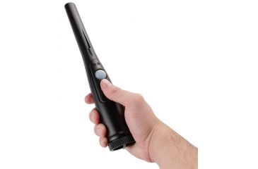 Image of Winbest Handheld Metal Detector Surveyor-100 Metal Detector, Built-In LED Flashlight, Black, Length 11 in BE12744
