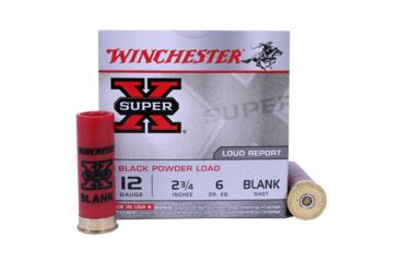 Image of Winchester Super-X Shotshell 12 Gauge 0 oz 2.75in Blanks Ammo, 25 Rounds, XBP12