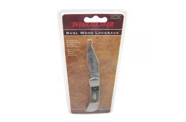 Image of Winchester Knives Double Bolster Burl Wood Lockback, 2.5in. Blade 49267