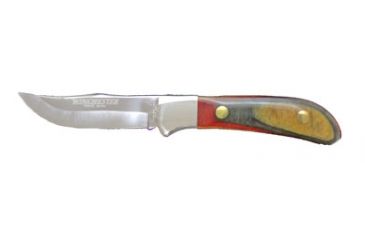 Image of Winchester Knives Fixed Blade Sheath Knife,8 1/8in Satin Finish Hollow Ground Clip Blade,Pakawood Handle W 15 0680