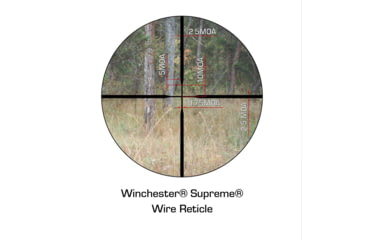 Image of Winchester Supreme Optics 3.5-10x50mm 1 inch Tube Rifle Scope, Second Focal Plane, Plex Wire Reticle, Black, 3.5-10x50