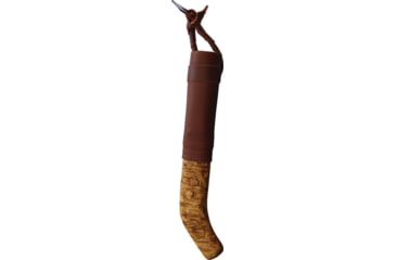 Image of Wood Jewel 7.75in Curly Birch Fixed Knife, 7.75in Overall, 3in Carbon Steel Blade, Curly Birch Handle, Leather Sheath, 23VV