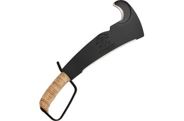 Image of WoodmanS Pal Premium Machete, Brown military style soft leather grip WP284CS