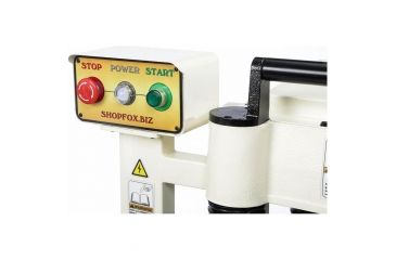 Image of Woodstock SHOP FOX 20in Planer with Spiral Cutterhead &amp; Built-in Mobile Base, W1754SW
