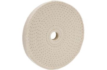 Image of Woodstock Spiral Sewn Buffing Wheel, 4in. Diameter x 40 Ply x 1/2in. Hole D2500